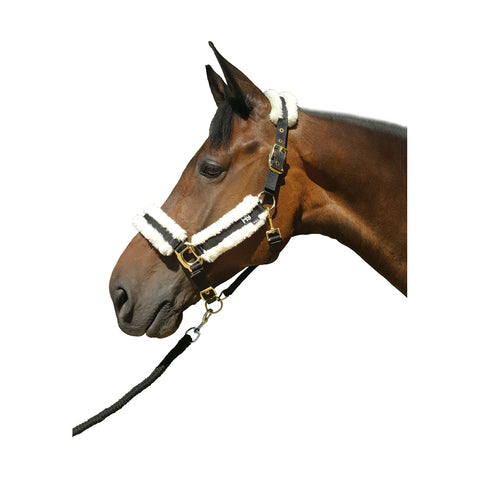 Hy Equestrian Faux Sheepskin Head Collar