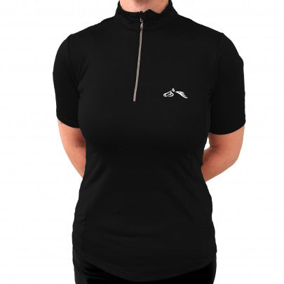 GALLOP Short Sleeve Zipped Neck Base-Layer