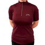 GALLOP Short Sleeve Zipped Neck Base-Layer