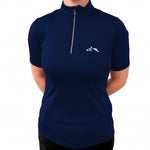 GALLOP Short Sleeve Zipped Neck Base-Layer