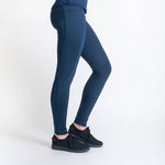 High-Waist Pocket Silicone Knee Tights