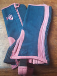 Hy5 Two Tone Amara Half Chaps Black/Purple Size Child - XL