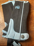 Hy5 Two Tone Amara Half Chaps Black/Purple Size Child - XL