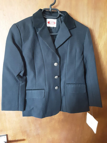 Saddlecraft Childs Show Jacket Black 28